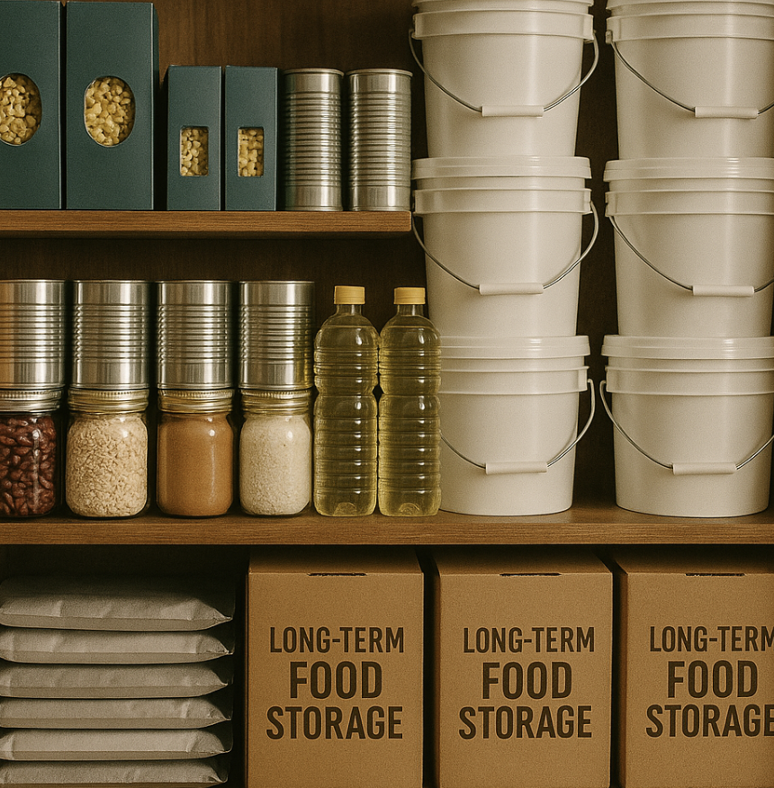 Building a Long-Term Food Storage Plan That Actually Works